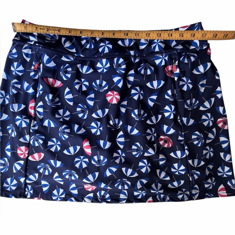 Ralph Lauren RLX Navy Red Golf Skort with Umbrella Print, Large - Picture 12 of 12
